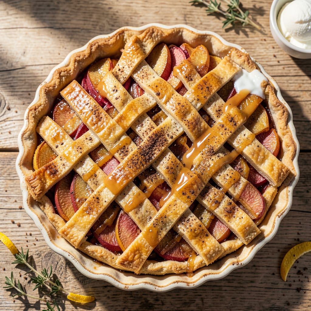 Allspice in Apple Pie Recipe: Warm Spice for Perfectly Balanced Filling example with annotations