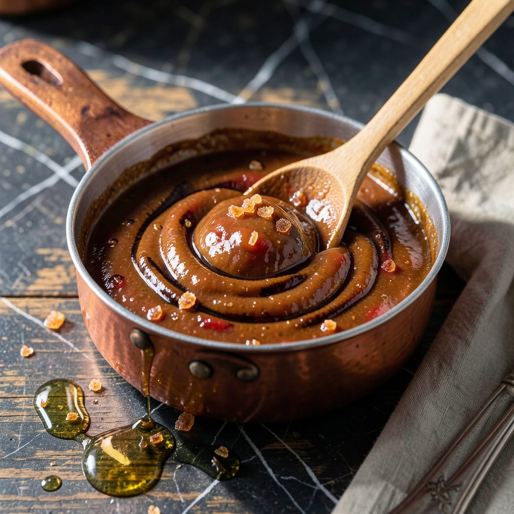 Alton Brown BBQ Sauce Recipe: Tangy Molasses Depth With a Kick example with annotations