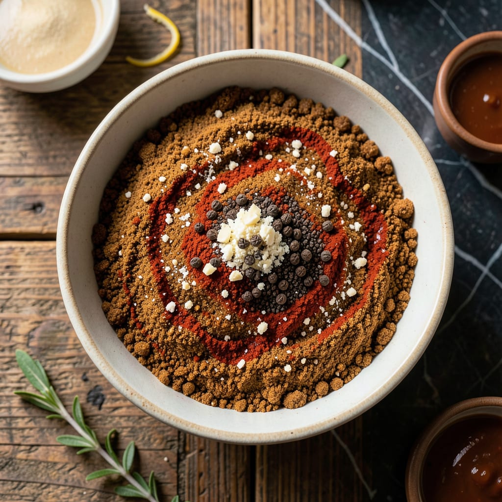Apple BBQ Rub Recipe: Sweet and Smoky Dry Blend for Meats detailed visual guide