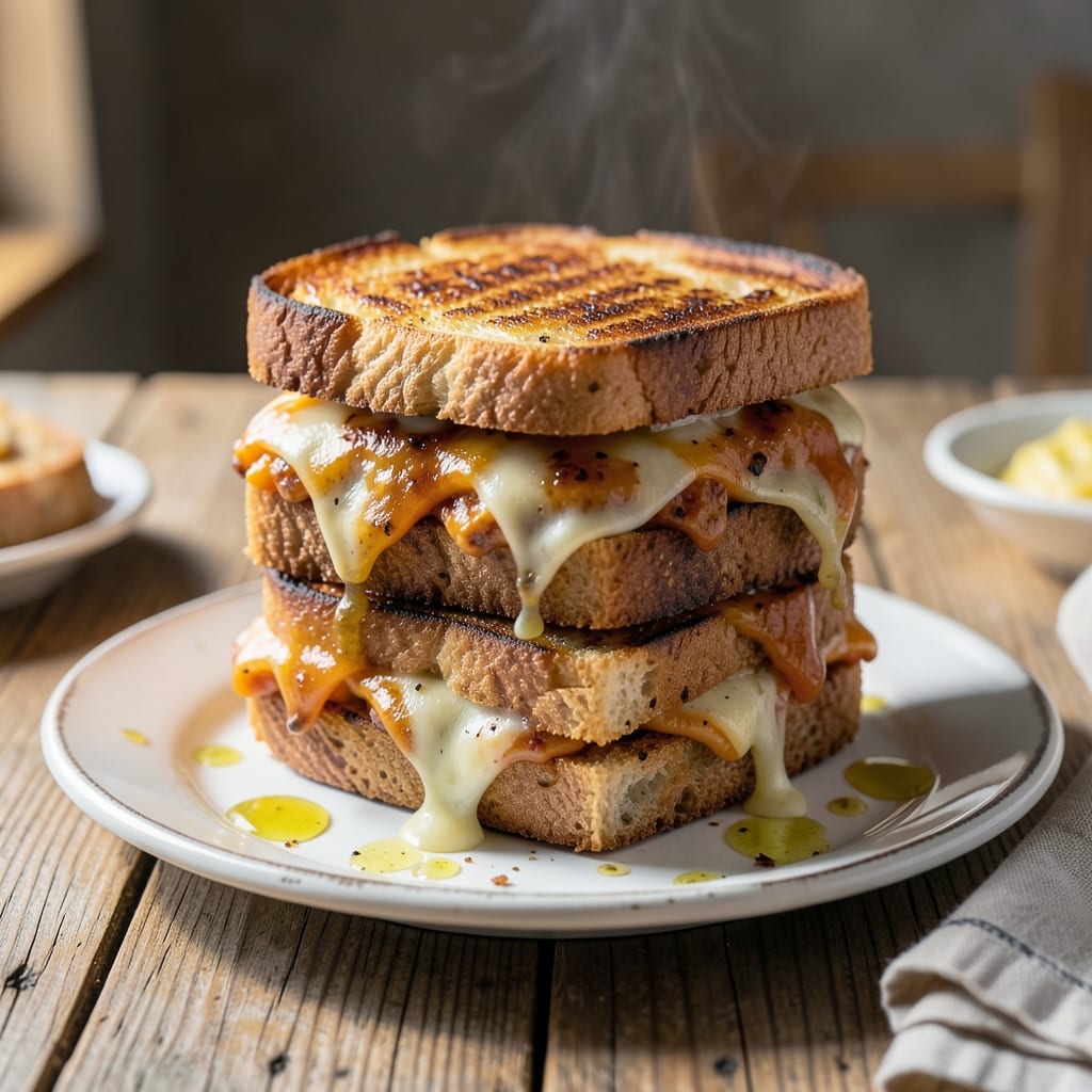 Complete Apple Grilled Cheese Sandwich Recipe: Sweet and Savory Meltdown overview image