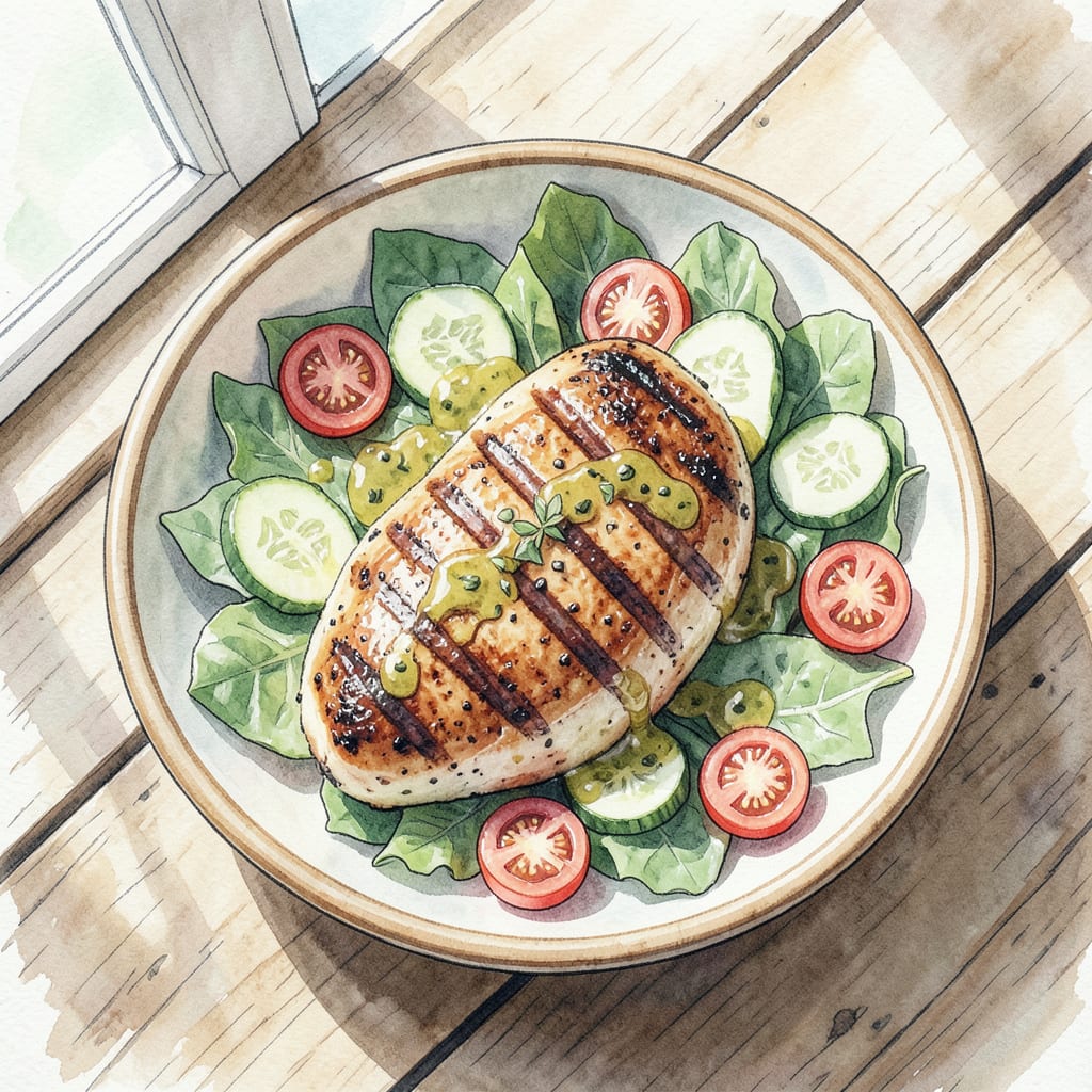 Applebee's Grilled Chicken Breast Recipe: Restaurant Style Perfection at Home illustration with key details