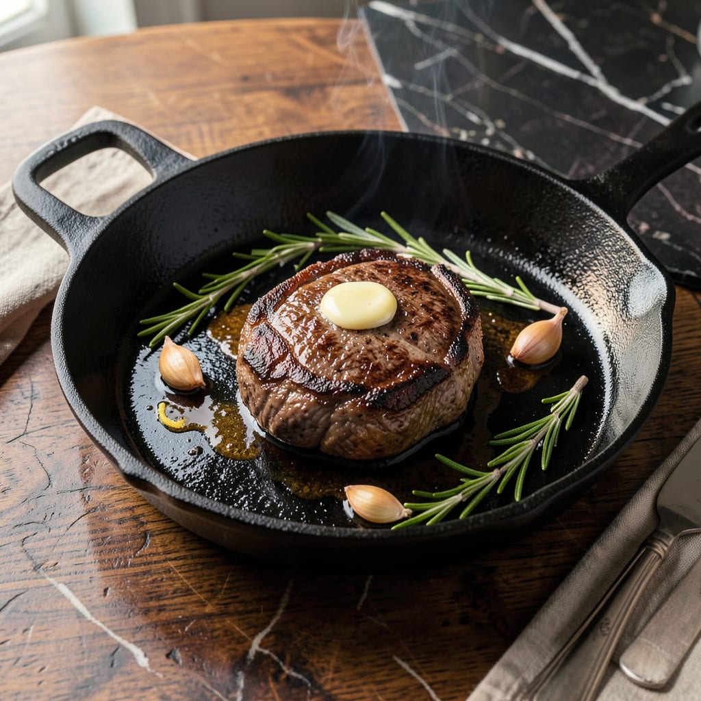 Are Cast Iron Pans Non Stick: The Truth About Seasoning and Performance example with annotations