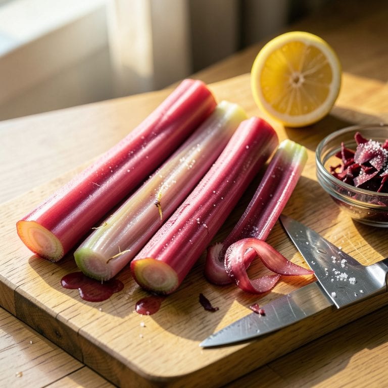 Are You Supposed to Peel Rhubarb: The Right Way and Why It Matters detailed visual guide