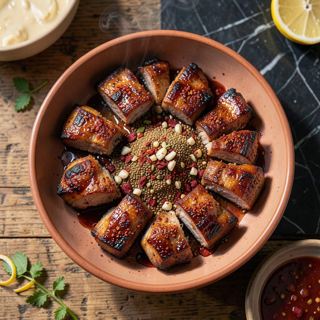 Comprehensive Armenian Pork BBQ Recipe: Grill Marked Spice Infusion visual reference