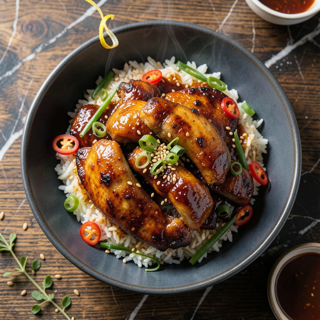 Comprehensive Asian BBQ Chicken Recipe: Sticky Glaze With Charred Edges visual reference
