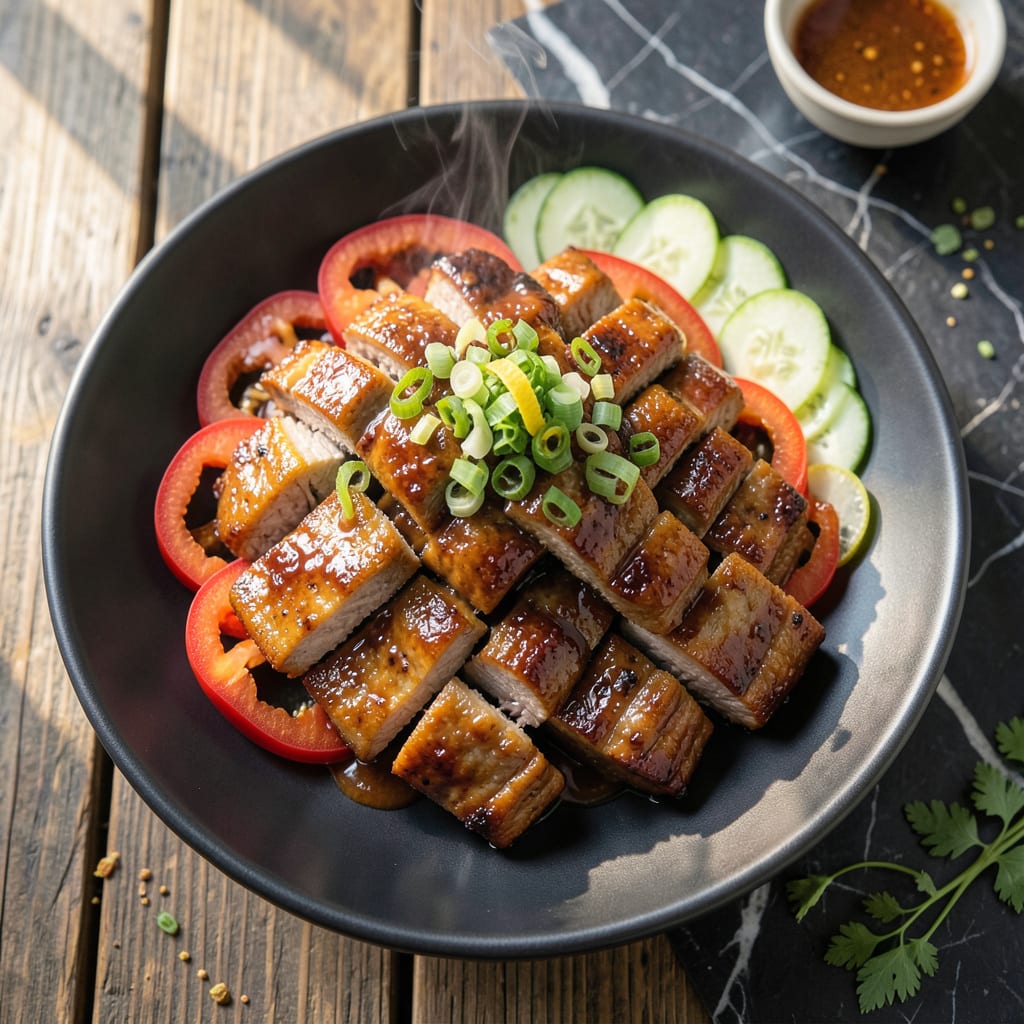 Complete Asian BBQ Pork Recipe: Char Siu Style Sweet and Savory Glaze overview image