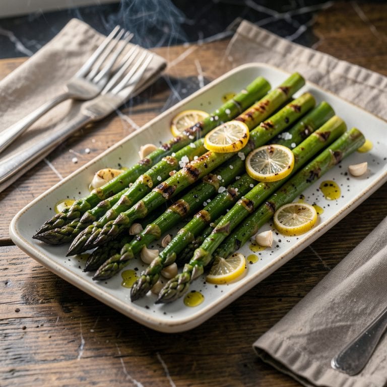 Asparagus on the BBQ Recipe: Charred Stems With Lemon Zest detailed visual guide