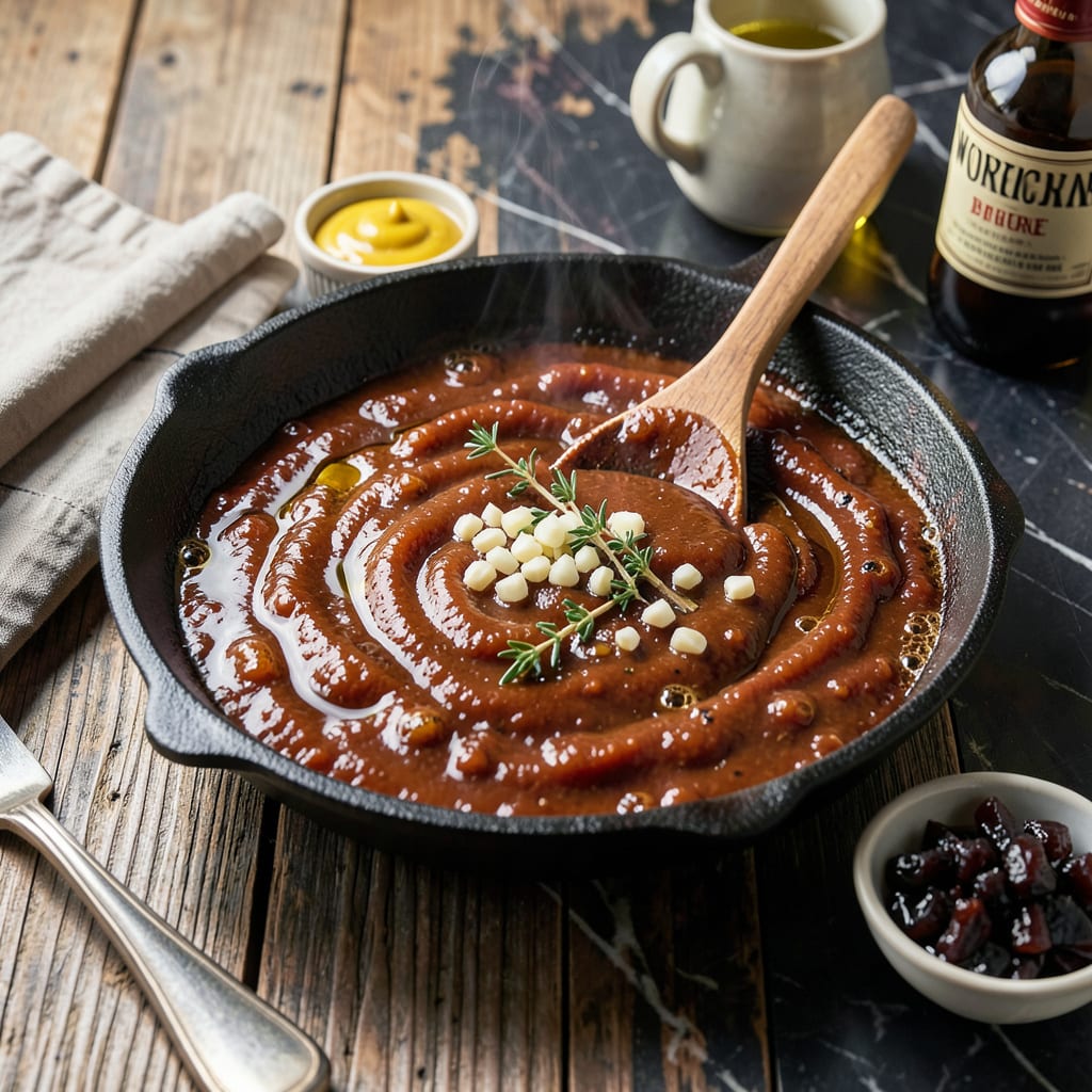 Aussie BBQ Sauce Recipe: Tangy Tomato and Vinegar Zing illustration with key details
