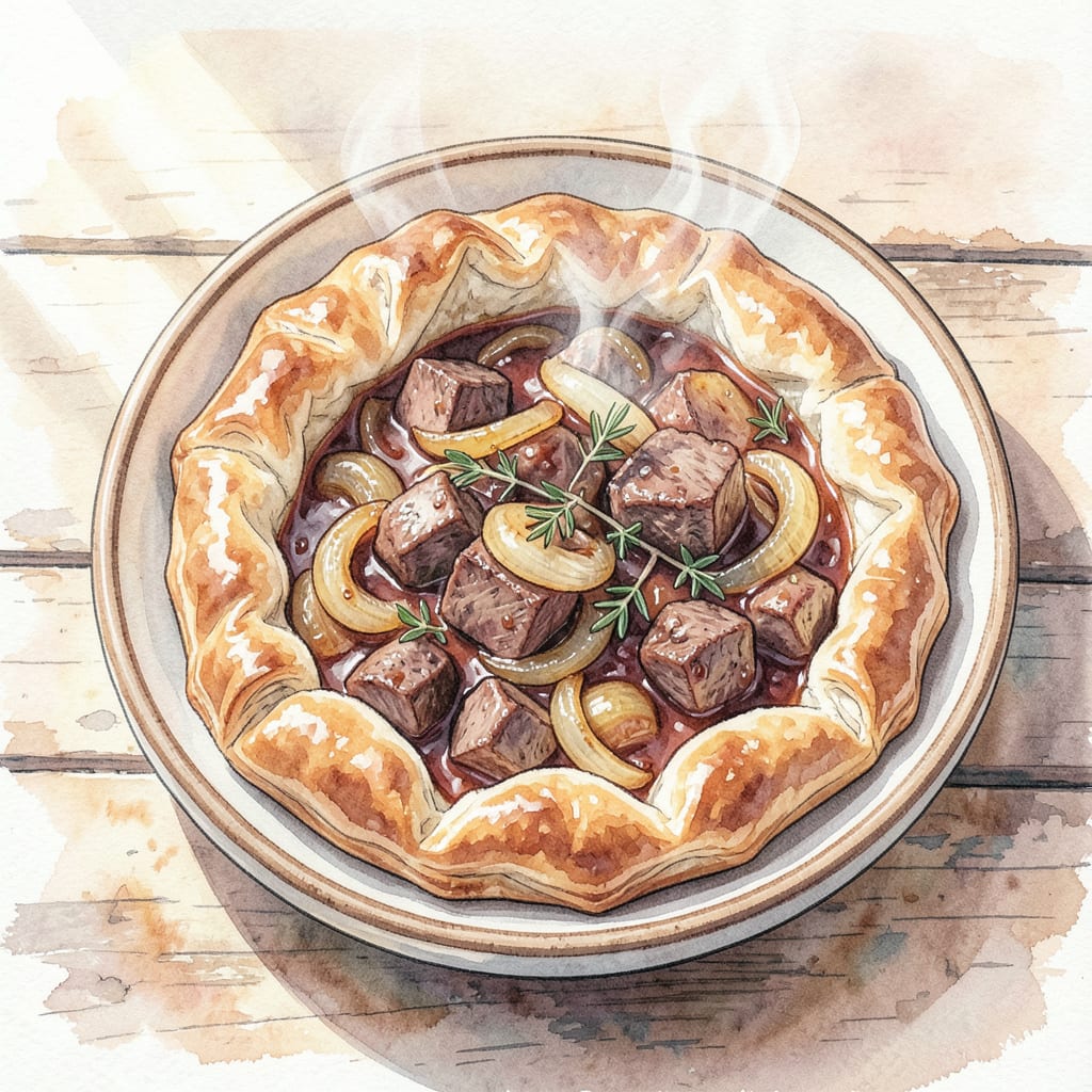 Comprehensive Australian Meat Pie Recipe: Flaky Crust and Hearty Filling visual reference