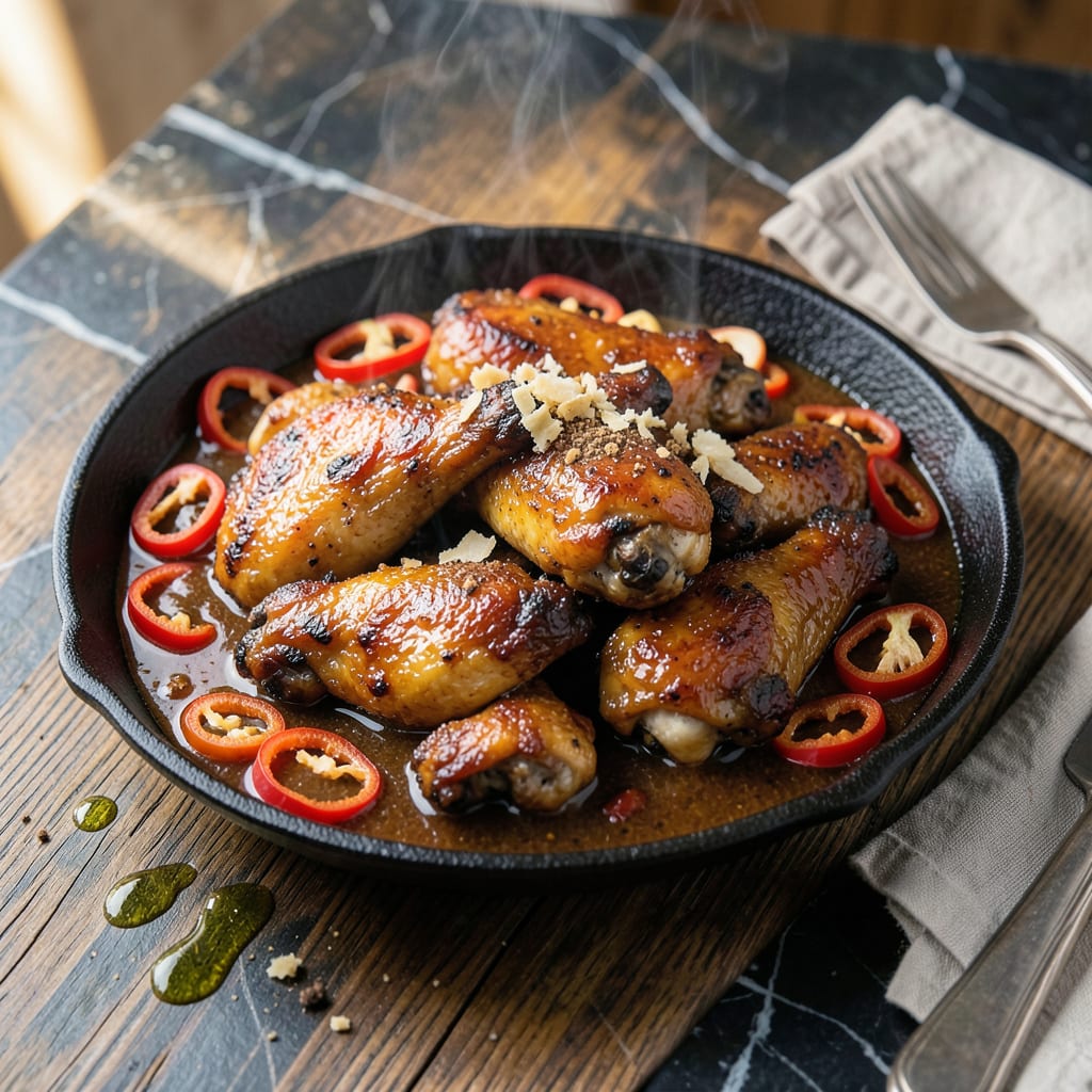 Visual representation of authentic jerk bbq sauce recipe
