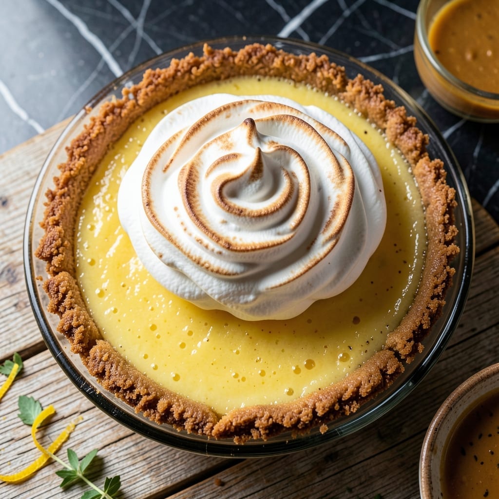 Lemon Meringue Pie Recipe With Graham Cracker Crust: Zesty Filling and Cloud-Like Topping