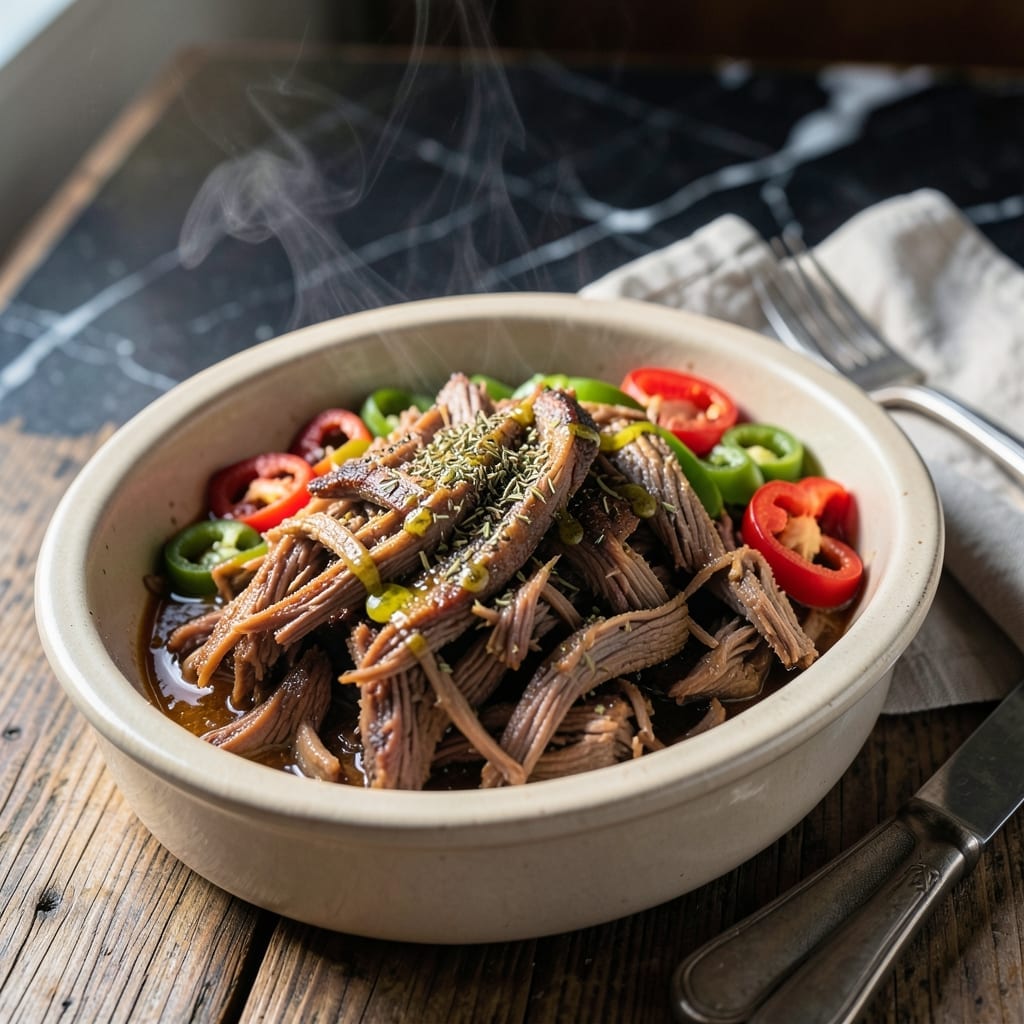 Portillo's Italian Beef Recipe Slow Cooker: Chicago-Style Juices Soaked to Perfection