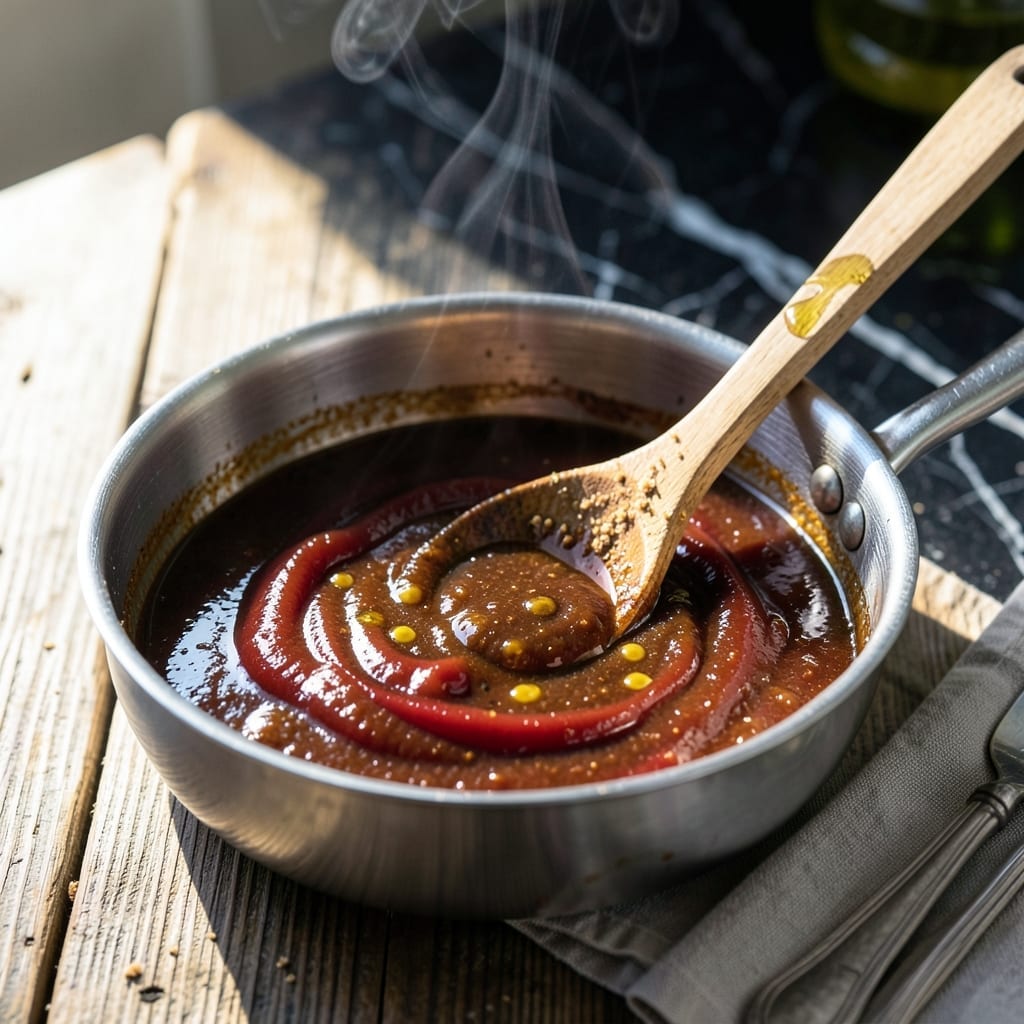 Barbecue Mopping Sauce Recipe: Thin Tangy Layer for Slow-Smoked Meats
