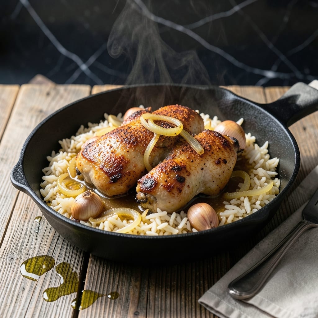 Tik Tok Chicken and Rice Recipe: Viral One-Pan Comfort