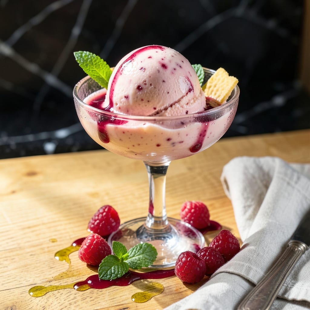 Raspberry Ice Cream Recipe UK: Velvety British Summer Treat
