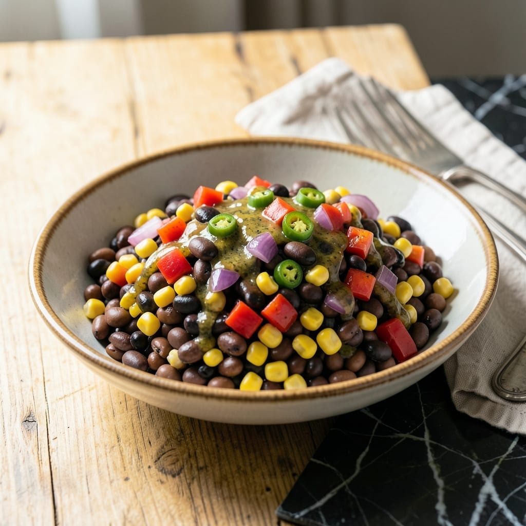 Easy Cowboy Caviar Recipe With Italian Dressing: Fresh Southwestern Dip in Minutes