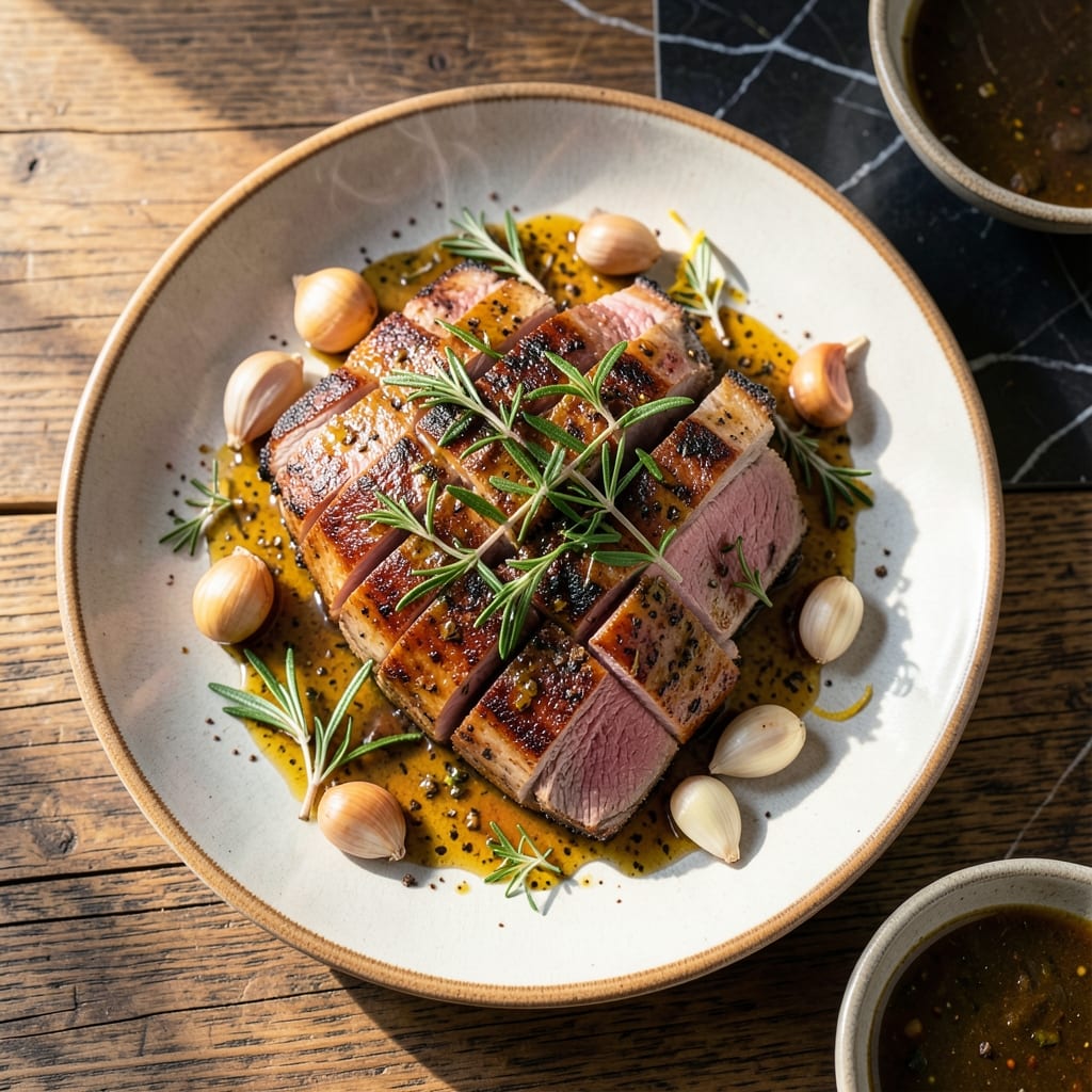 Iberico Pork Loin Recipe: Spanish-Inspired Herb-Crusted Elegance