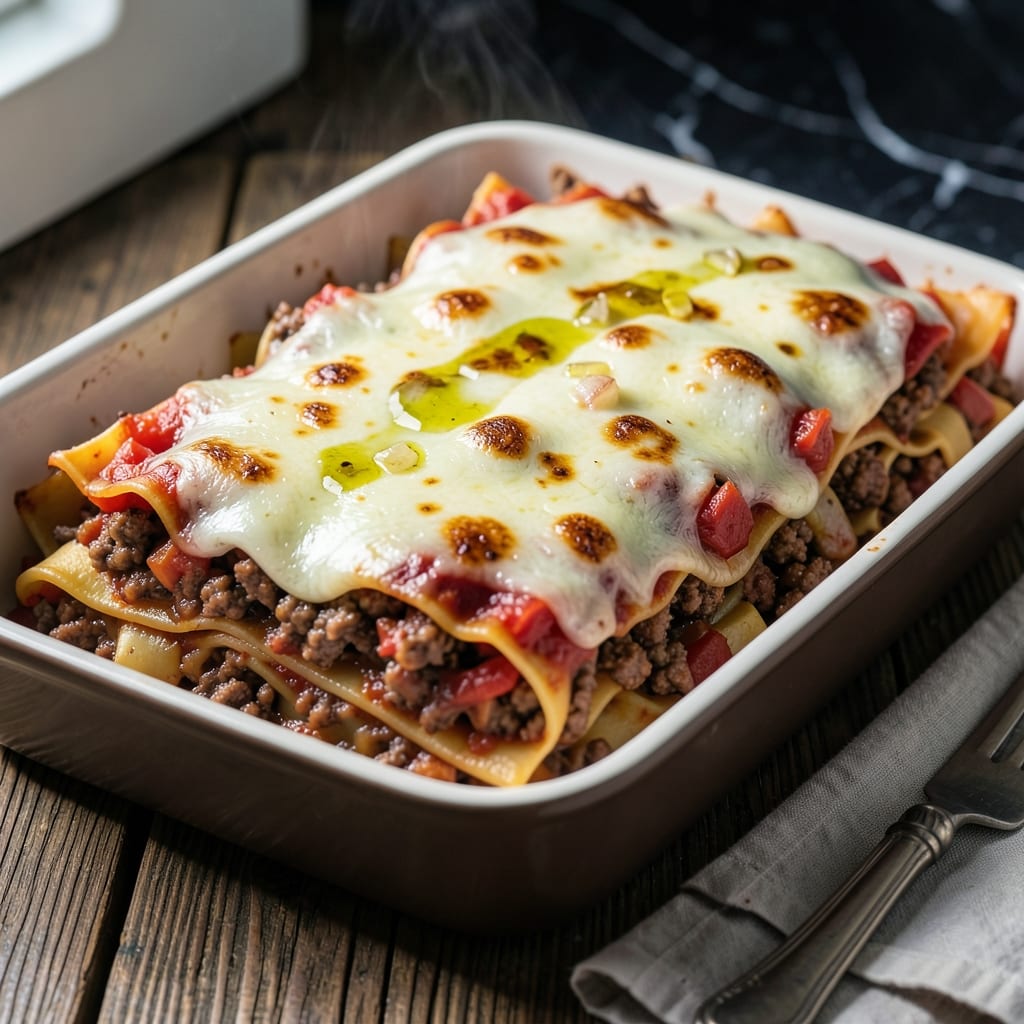 Lasagna Recipe Italian Sausage And Ground Beef: Meaty Layers With Rich Tomato Sauce