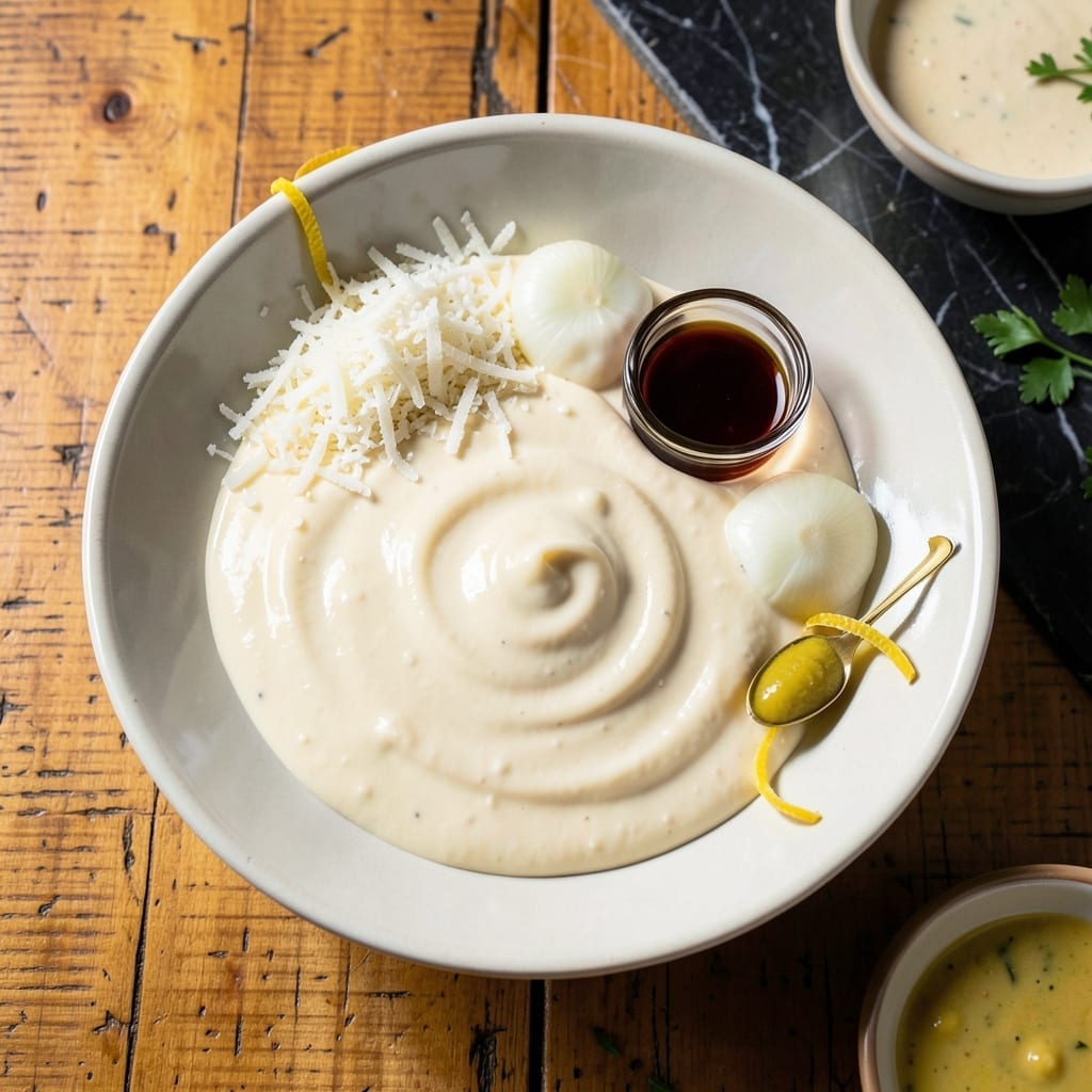Caesar Salad Dressing Recipe No Anchovies: Creamy Parmesan Emulsion Without the Fish Caesar Salad Dressing Recipe No Anchovies: Creamy Parmesan Emulsion Without the Fish