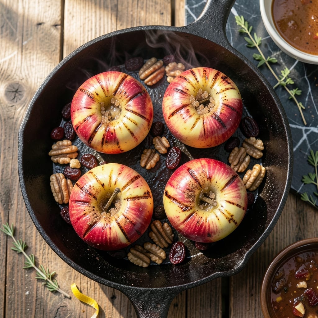 Baked Apples on the Grill Recipe: Smoky-Sweet Caramelized Delight