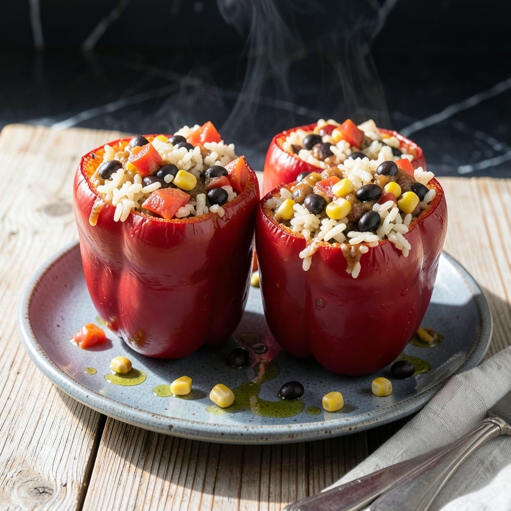 Old Fashioned Stuffed Bell Peppers Recipe With Rice: Classic Comfort With Savory Filling