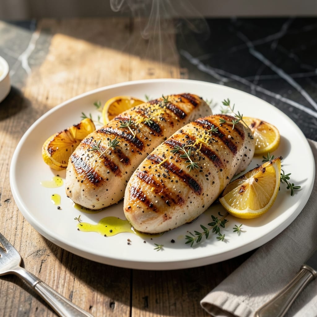 Grilled Lemon Pepper Chicken Breast Recipe: Zesty Crust with Juicy Bite