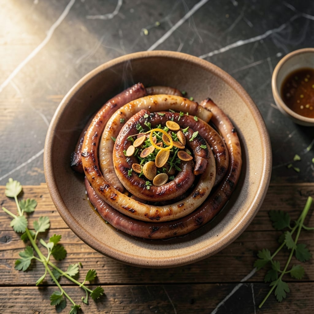 Grilled Pork Intestine Recipe: Crispy Char with Smoky Aroma