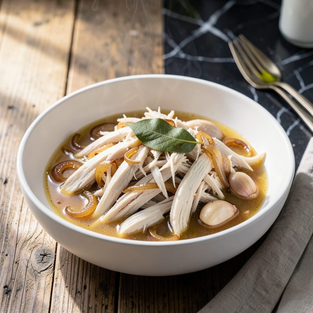 Recipe For Shredded Chicken In The Crockpot: Hands-Free Juicy Results
