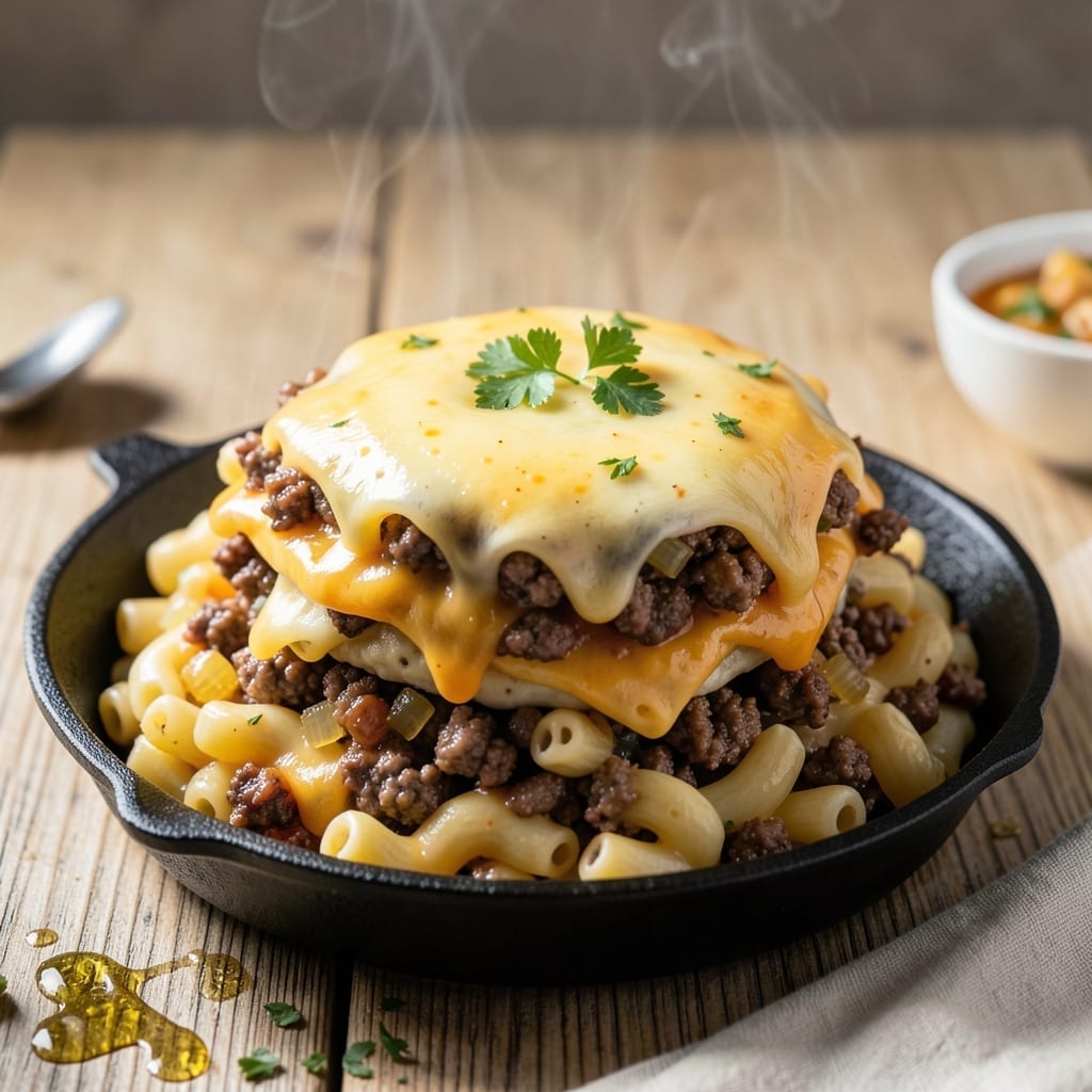 Velveeta Cheeseburger Mac Recipe: One-Pot Beefy Cheese Haven