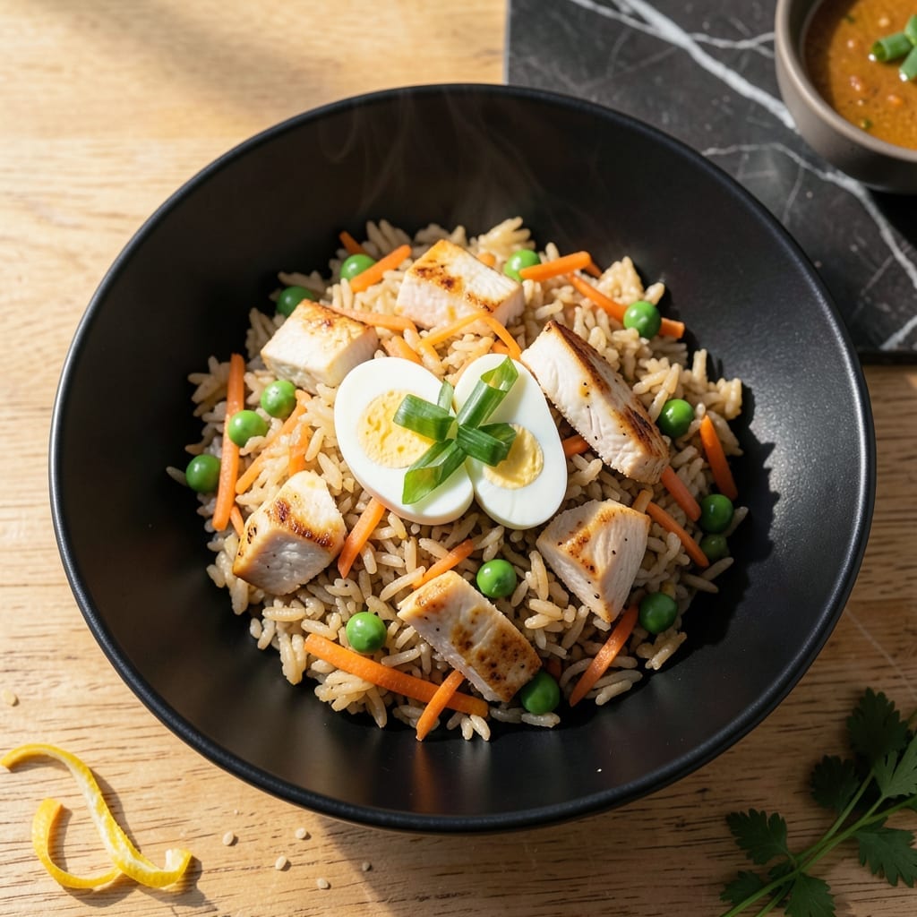 Healthy Fried Rice Recipe With Egg: Light and Flavorful in One Pan
