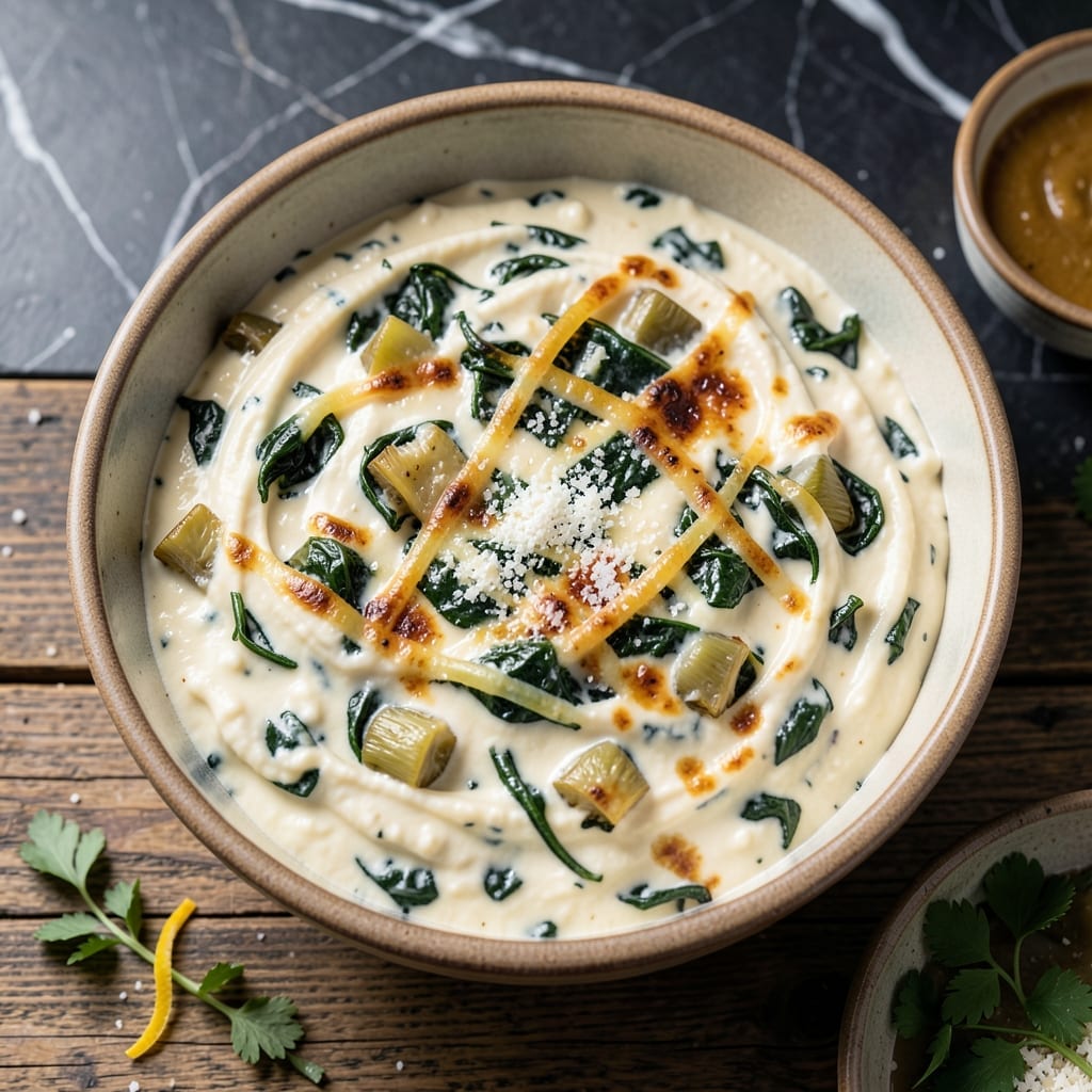 Copeland's Spinach and Artichoke Dip Recipe: Bistro-Style Warm and Bubbly Copeland's Spinach and Artichoke Dip Recipe: Bistro-Style Warm and Bubbly