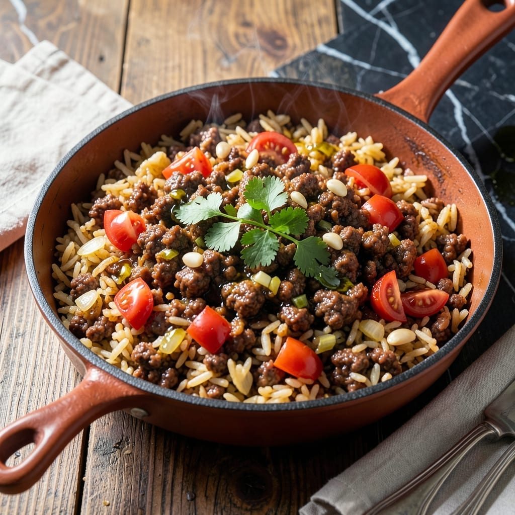Spanish Rice Recipe With Ground Beef: Savory One-Pan Weeknight Meal