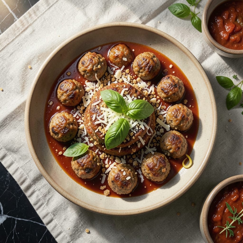 Meatball Recipe With Ground Beef and Pork Sausage: Dual-Meat Juiciness in Every Bite