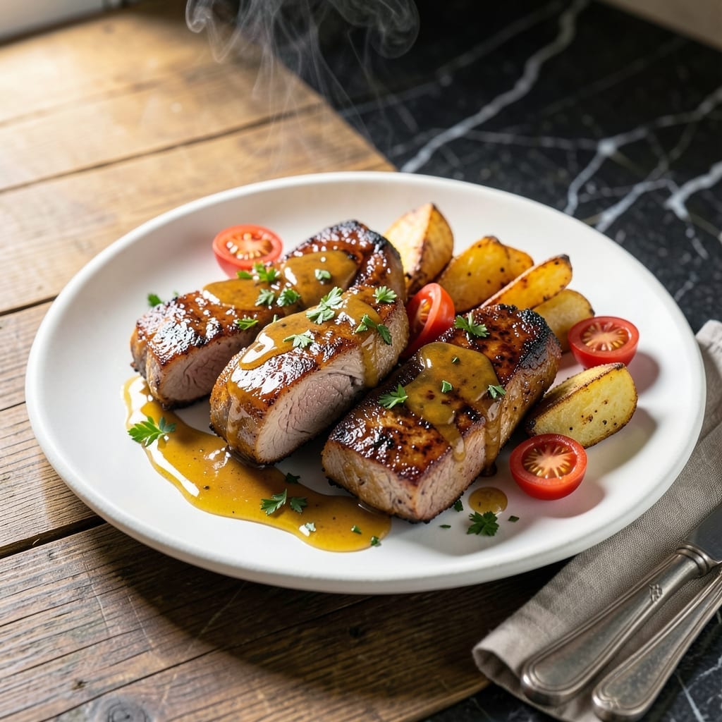 Honey Butter BBQ Pork Chops HelloFresh Recipe: Sweet and Smoky Skillet Success