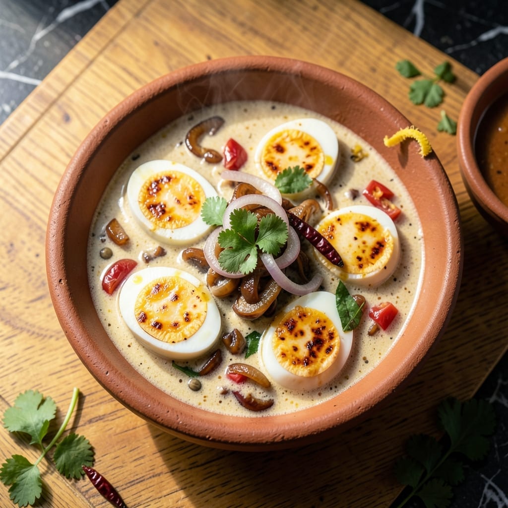 Egg Curry Recipe Kerala Style With Coconut: Authentic South Indian Coconut Gravy