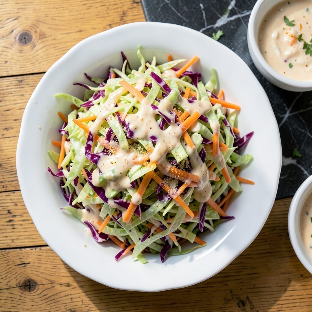 The Pantry Coleslaw Recipe: Crunchy Cabbage With Zesty Dressing
