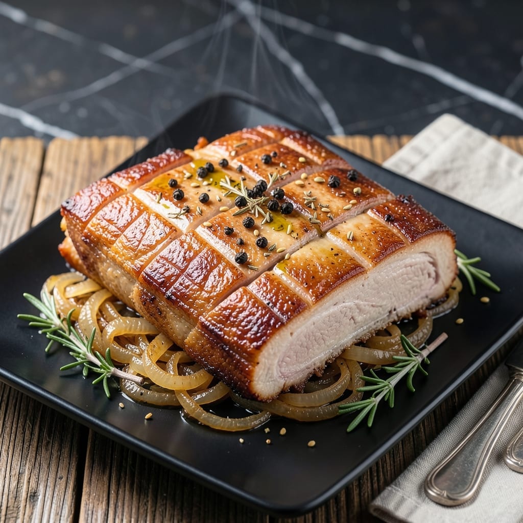 Oven Roasted Pork Belly Recipe: Crispy Crackling and Succulent Layers