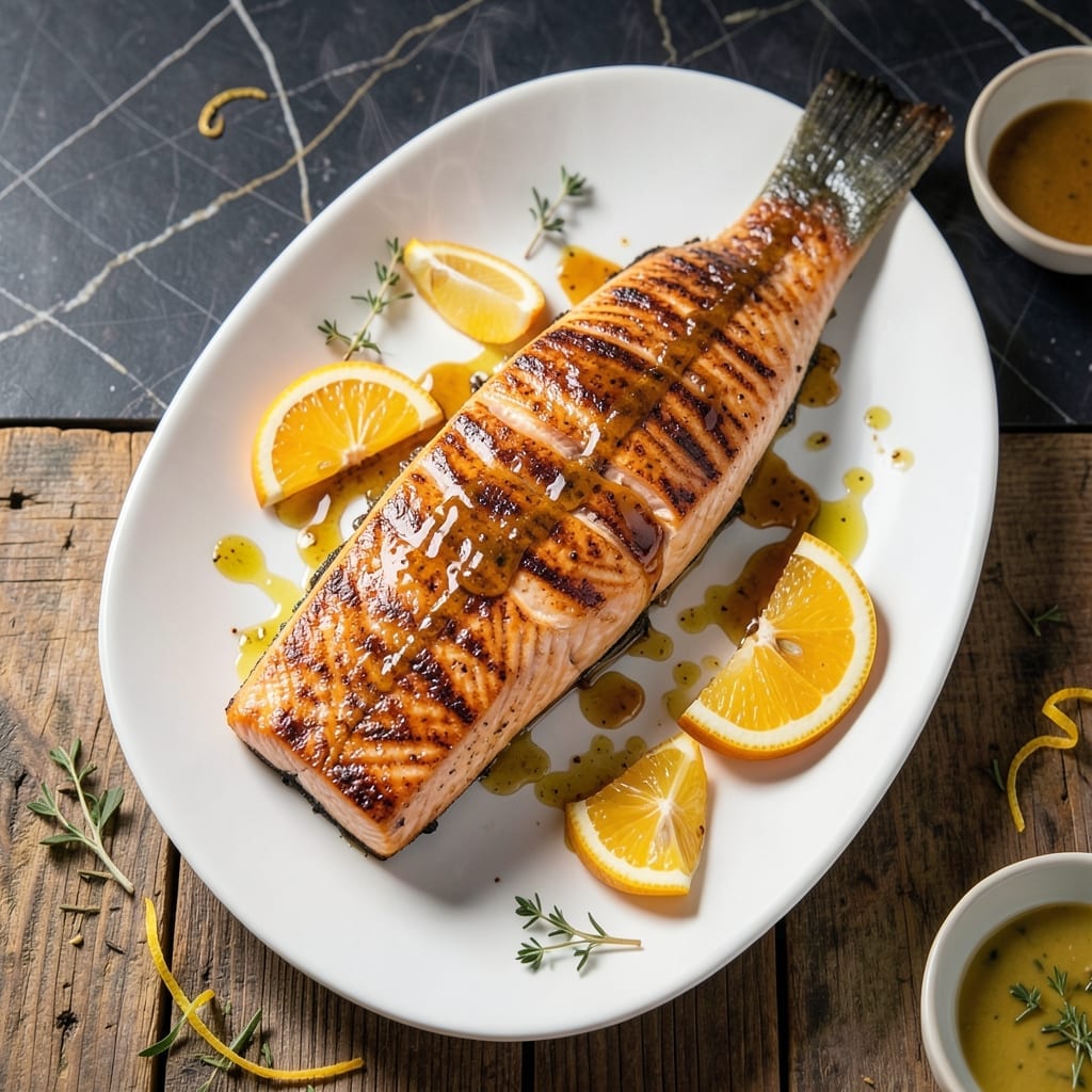 Recipe For Cooking Whole Salmon In The Oven: Foolproof Citrus-Glazed Success