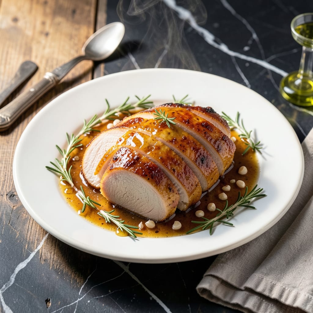 Pre Cooked Turkey Breast Recipe: Moist Slices With Herb-Infused Glaze