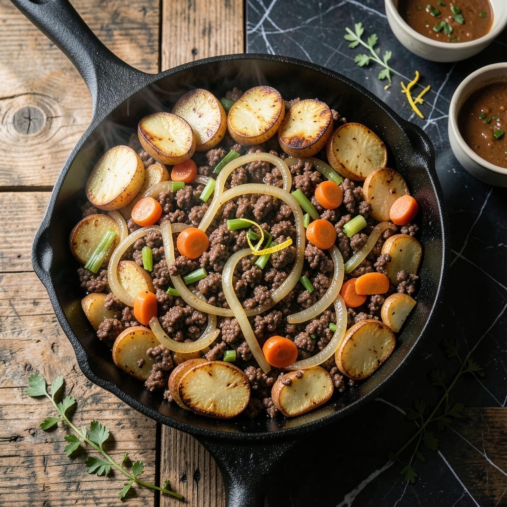Hobo Casserole Recipe With Ground Beef and Potatoes: Hearty One-Pan Meal