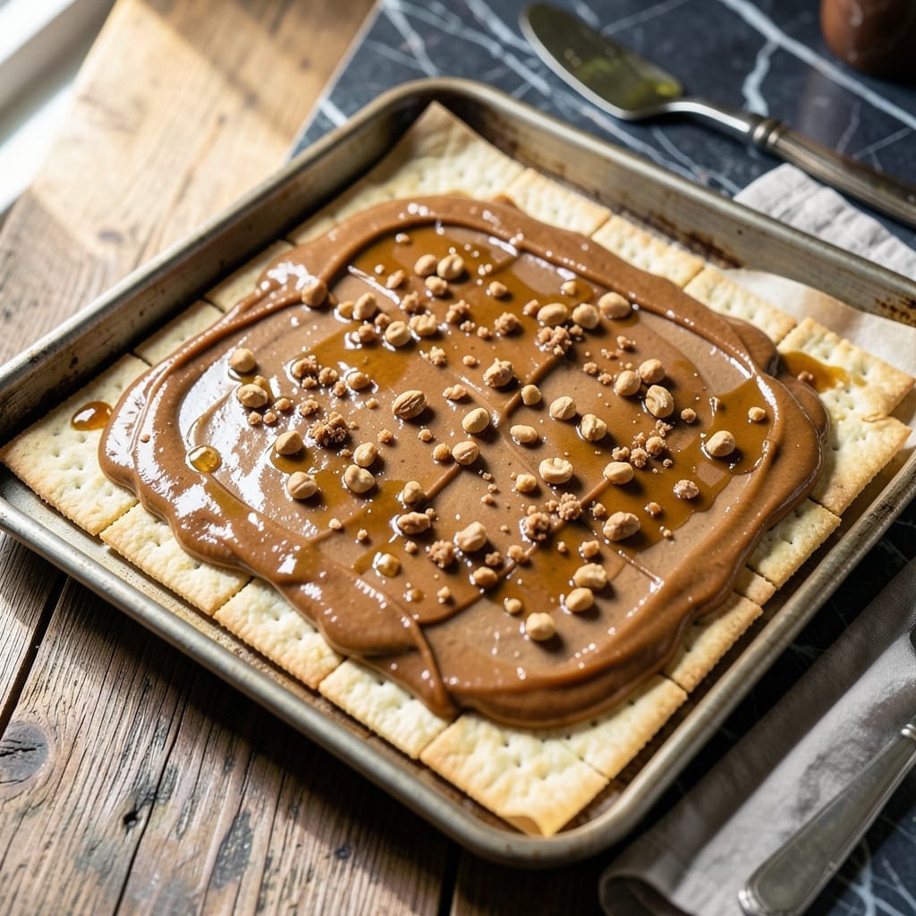 Christmas Crack Recipe With Peanut Butter: Salted Caramel Crunch in Minutes