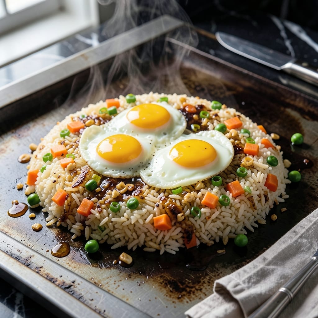 Hibachi Fried Rice Recipe Blackstone: Smoky Wok-Fired Flavor on the Griddle