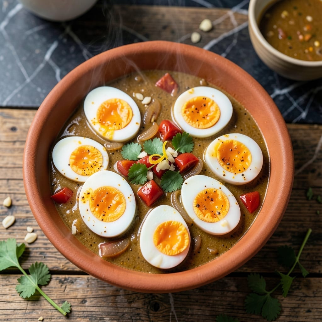 Egg Curry Recipe Ranveer Brar: Spiced Coconut Gravy With Soft-Boiled Eggs Egg Curry Recipe Ranveer Brar: Spiced Coconut Gravy With Soft-Boiled Eggs