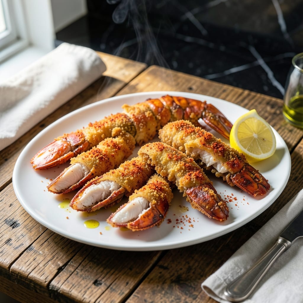 Fried Lobster Tail Recipe Video: Buttery Luxury in Minutes