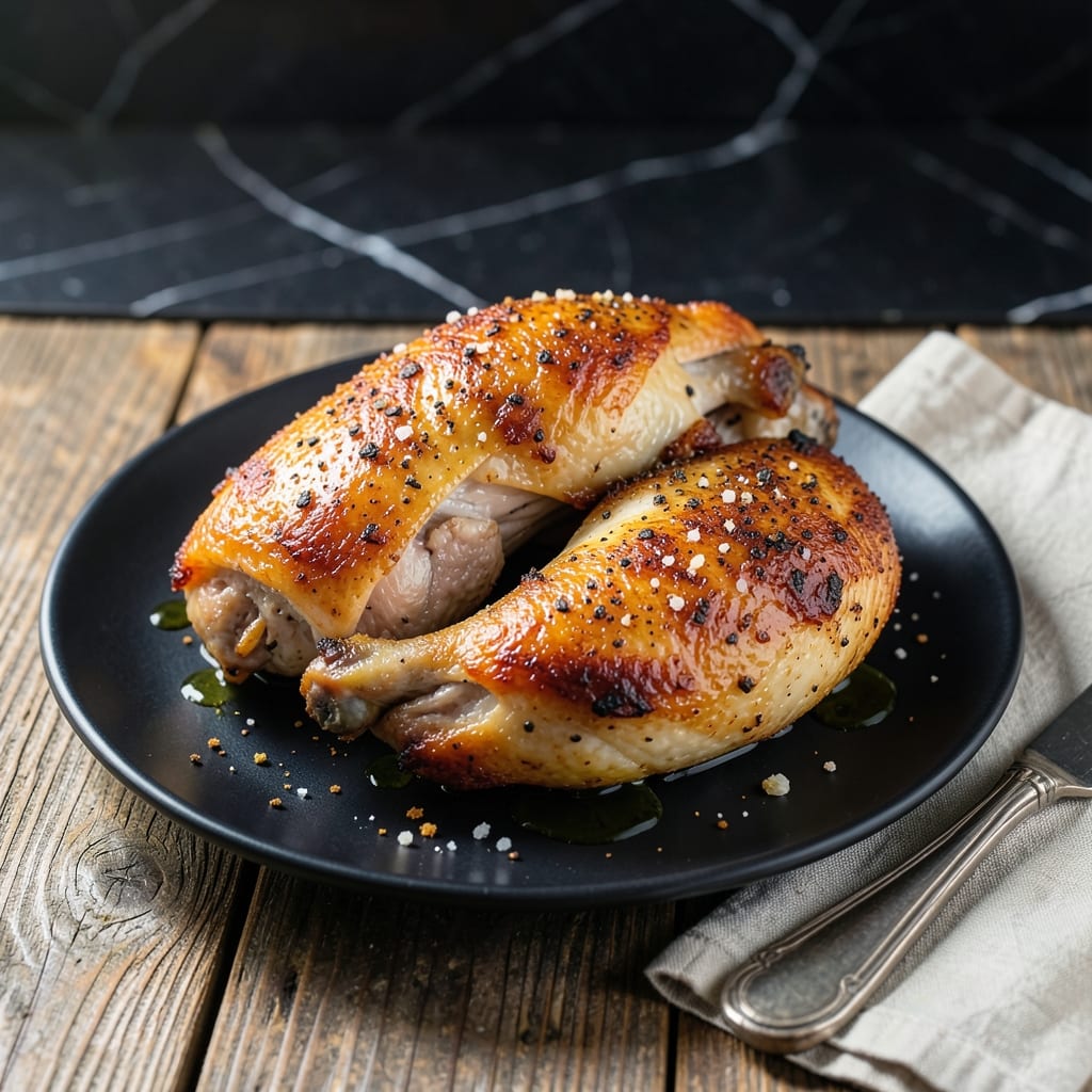 Dry Chicken Recipe: Crispy Skin With Moist Meat Underneath