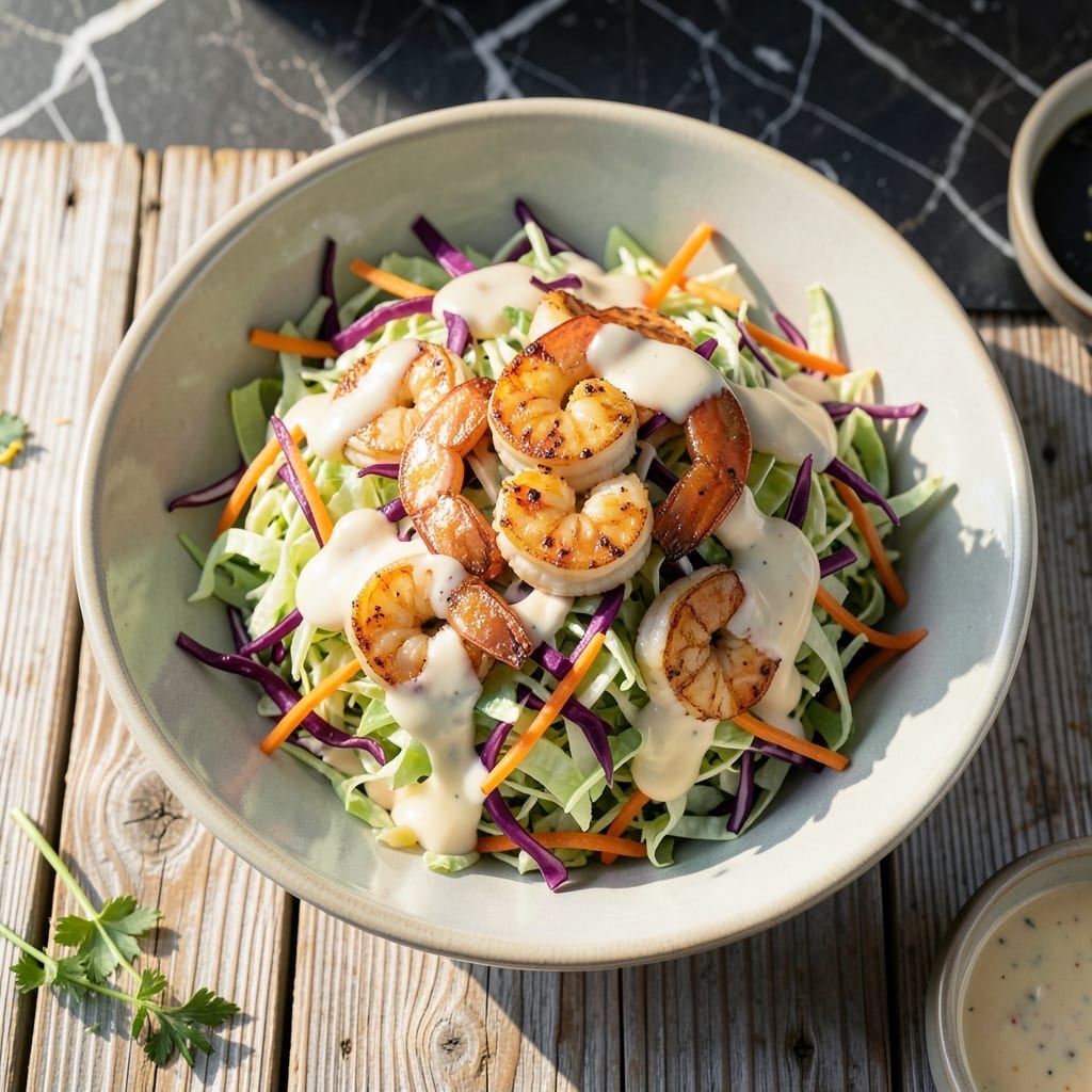 Shrimp Coleslaw Recipe: Coastal Freshness with Crunchy Texture