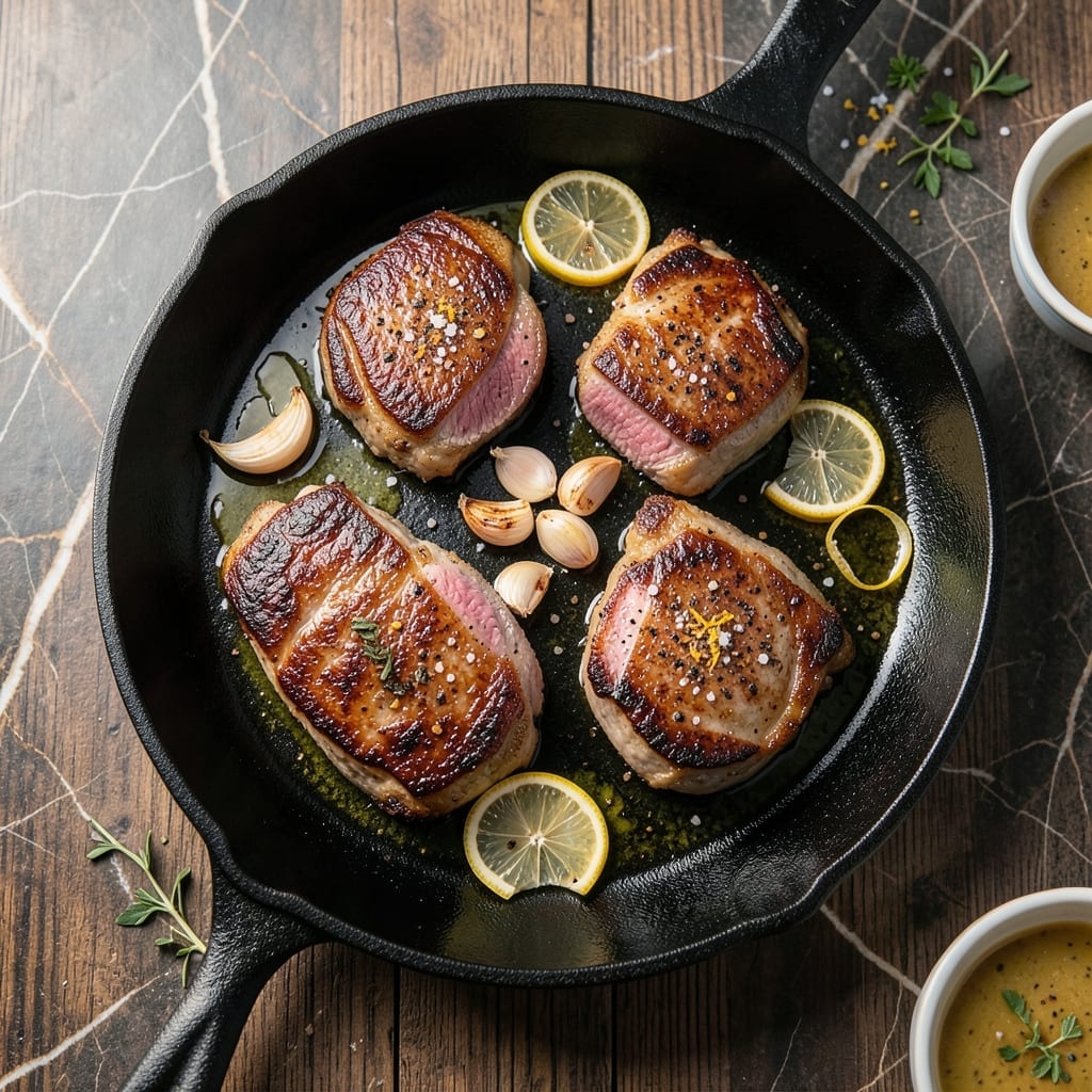 Recipe For Pan Fried Pork Chops Without Flour: Crispy Outside Juicy Inside