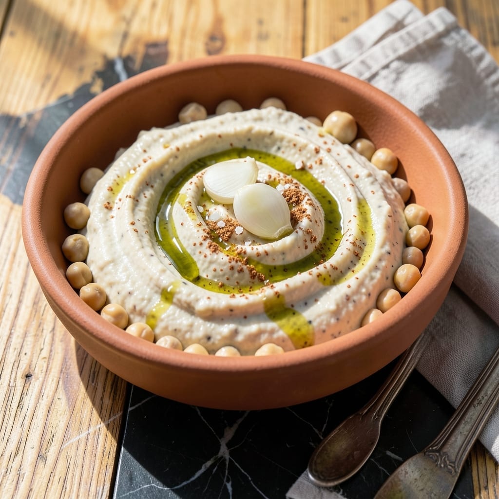 Garlic Hummus Recipe No Tahini: Creamy Dip With Lemon Zing