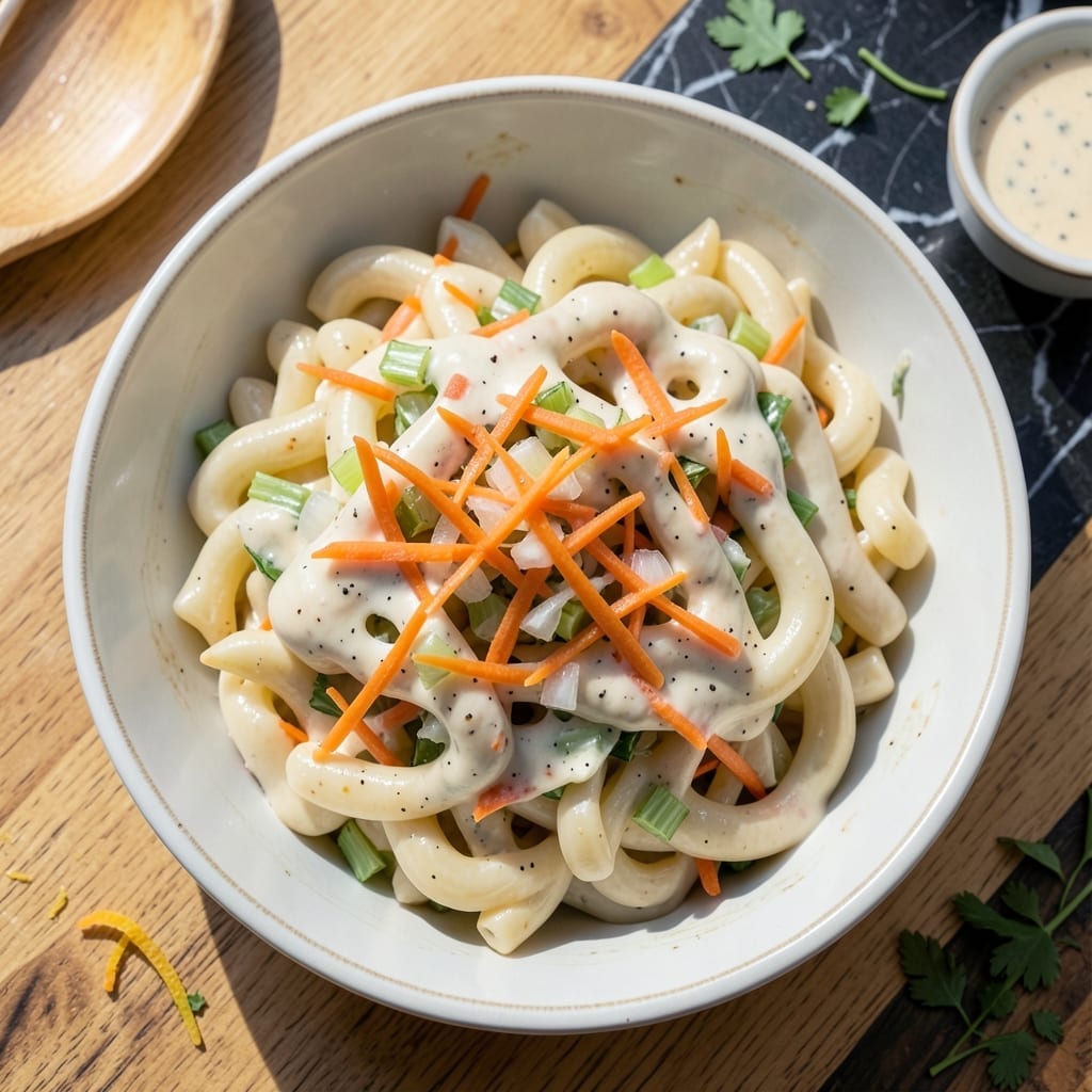 Authentic Hawaiian Mac Salad Recipe: Creamy Mayo and Vinegar Balance
