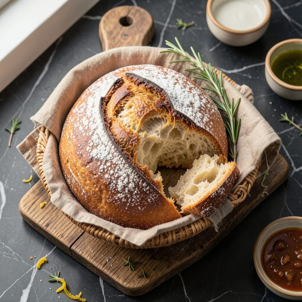 Homemade Bread Recipe for One Loaf: Artisan Crust Without the Effort